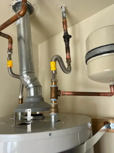 Water heater installation and plumbing repair in Johnsontown