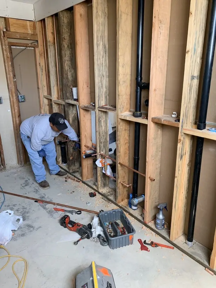 Commercial rough-in plumbing for Commercial Plumbing in Johnsontown
